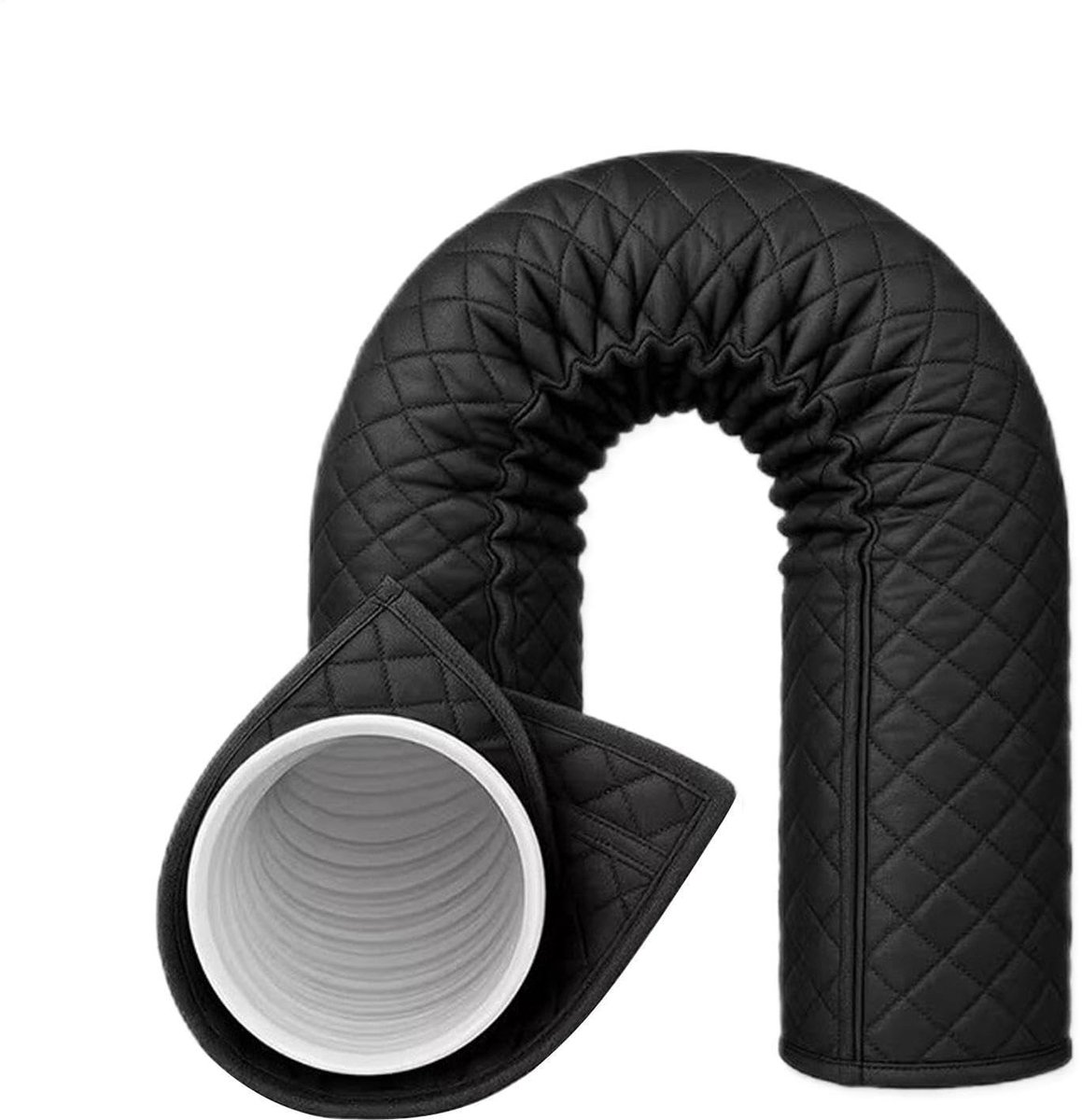 Isolatie afvoerslang voor airconditioning - 150 x 53 cm zwart