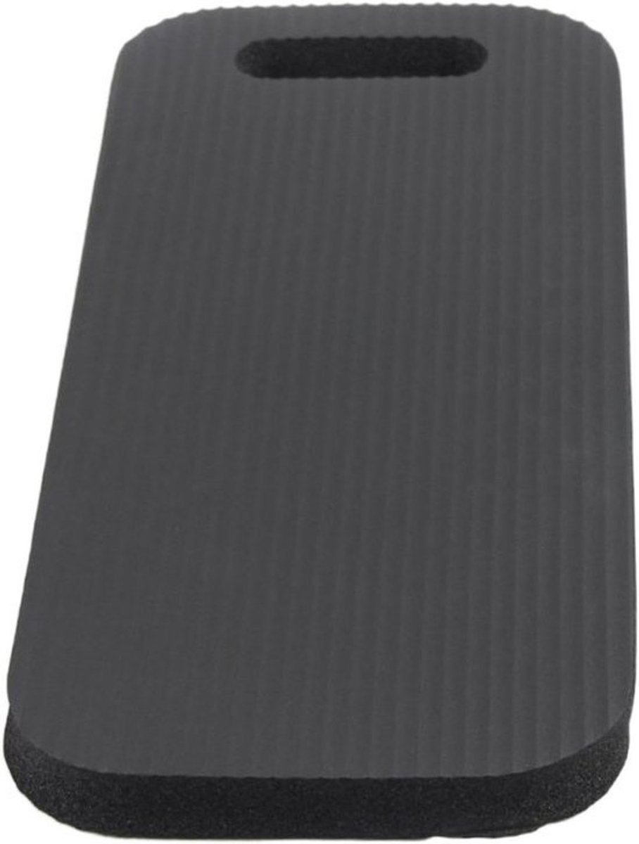 Knielkussen Schuimrubber - Kniebeschermer Mat - Tuinieren en Training - Schokabsorberend Ontwerp - 27 x 22 x 22 cm - Zwart