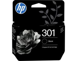 HP 301 - Inktcartridge - Origineel - Standaard capaciteit - Zwart