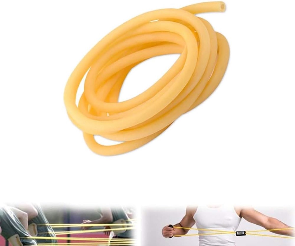 Natuurlijke latex slang van 3 m met 3 mm binnendiameter en 6 mm buitendiameter, ideaal voor tuinieren en watergeven, 1 stuk