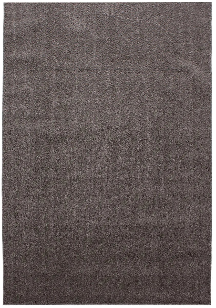 Dutch XXL Laagpolig Vloerkleed | Tapijt | Ata | Uni | Mokkabruin | 280x370 cm