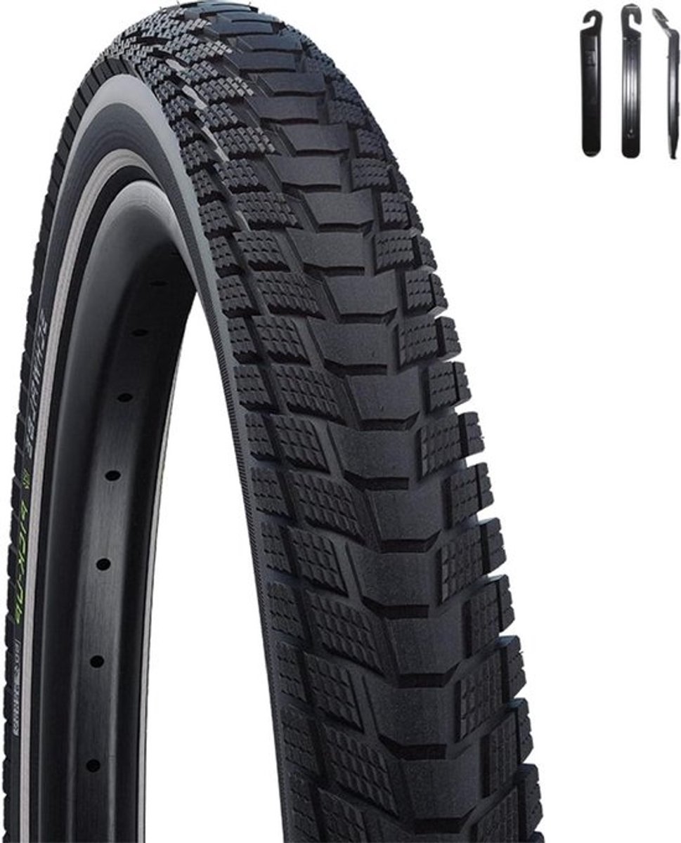 Fietsband - Banden - Fietsen - Met Reflex - 55-406 - Zwart