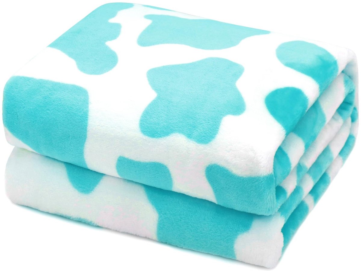Cow Print Fleece Dekentje - Klein 40 x 50 Inch