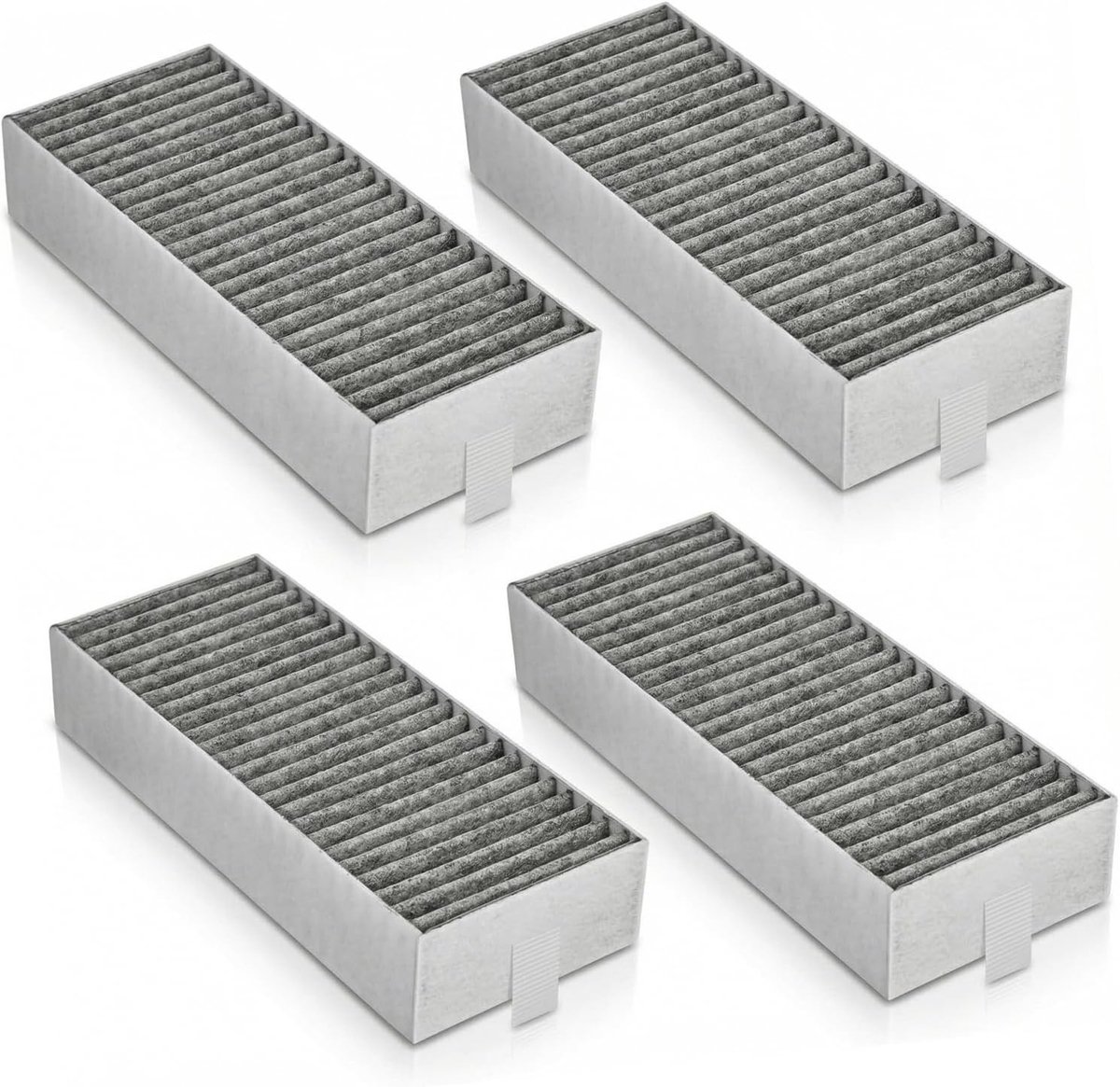 Set van 4 Actieve Koolstoffilters voor Siemens, Bosch, Neff en Gaggenau - Hoogwaardige Luchtfilter voor Keukenapparatuur