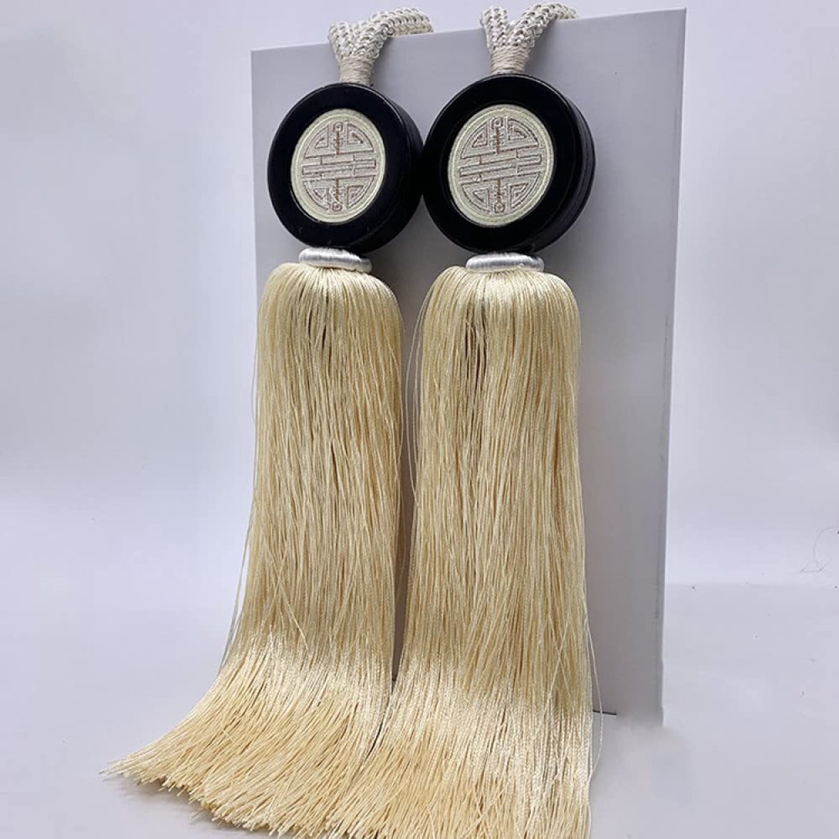 Gordijnhouders met Kwastjes - Chinese Stijl, 4 Stuks