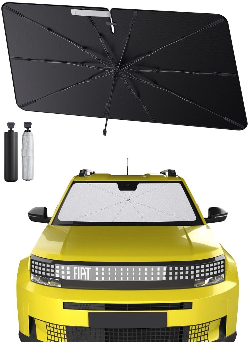 Parasol voor Fiat Panda 2011-2025 - UV-bescherming en opvouwbaar