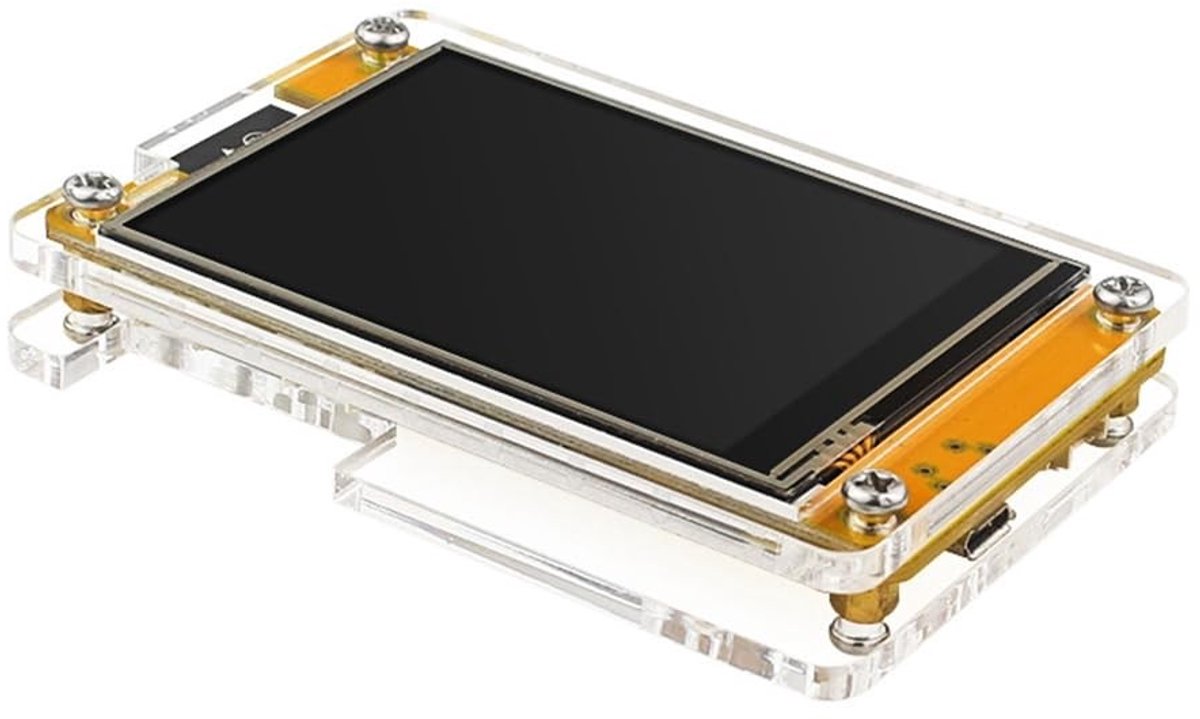 Acrylic Case voor 2.8 Inch Display - Transparant