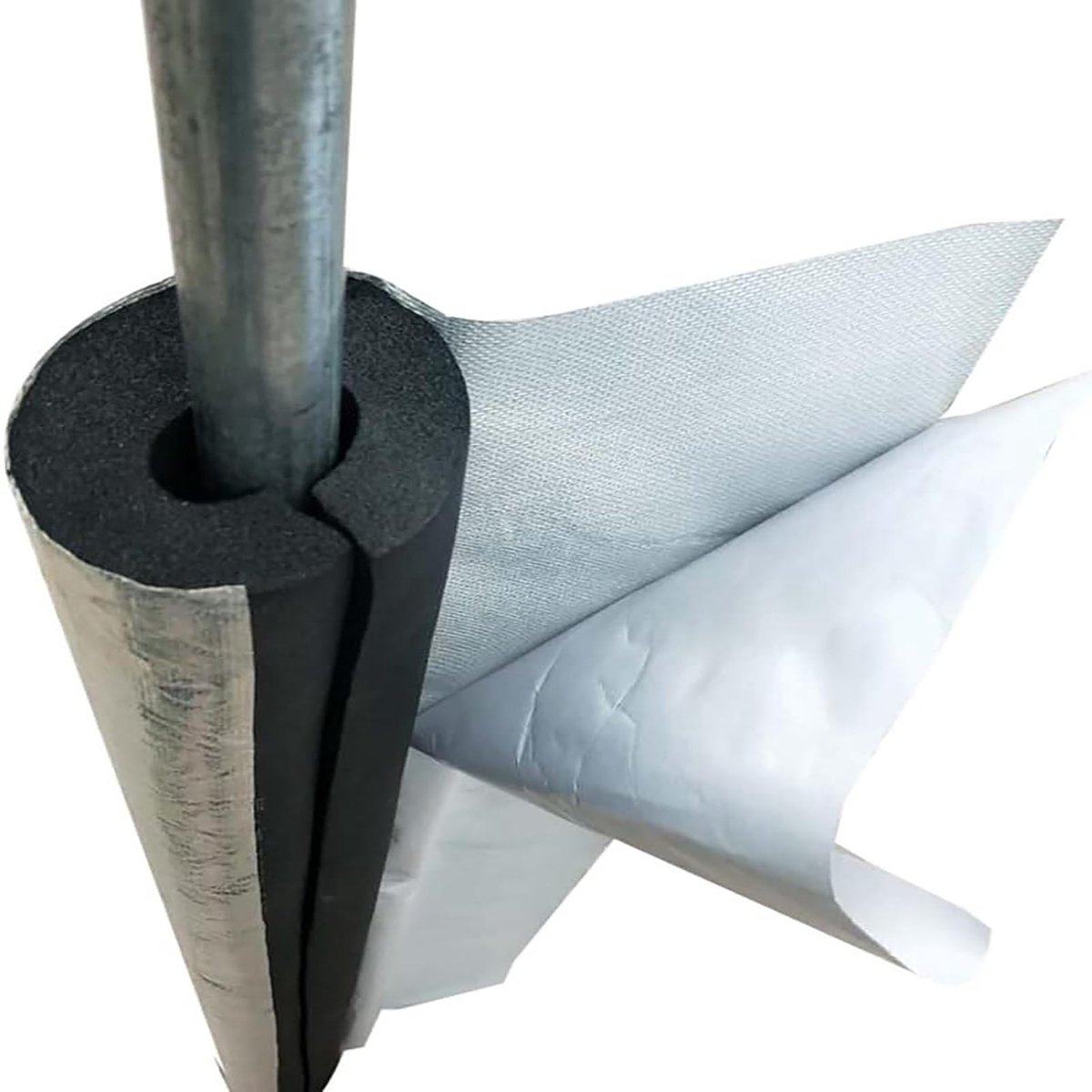 Aluminiumfolie schuimleidingisolatie - Zelfklevend