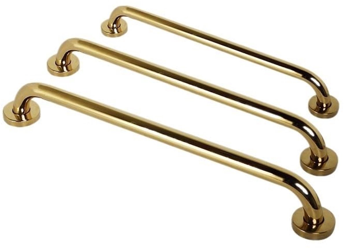 Antislip Grijpstang - Roestvrij staal - 30 cm - Goud