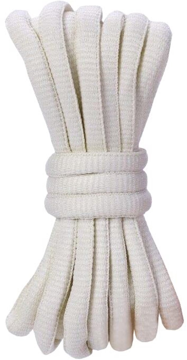 Sterke Schoenveters - 9mm Breed - 140cm - Crème-Wit