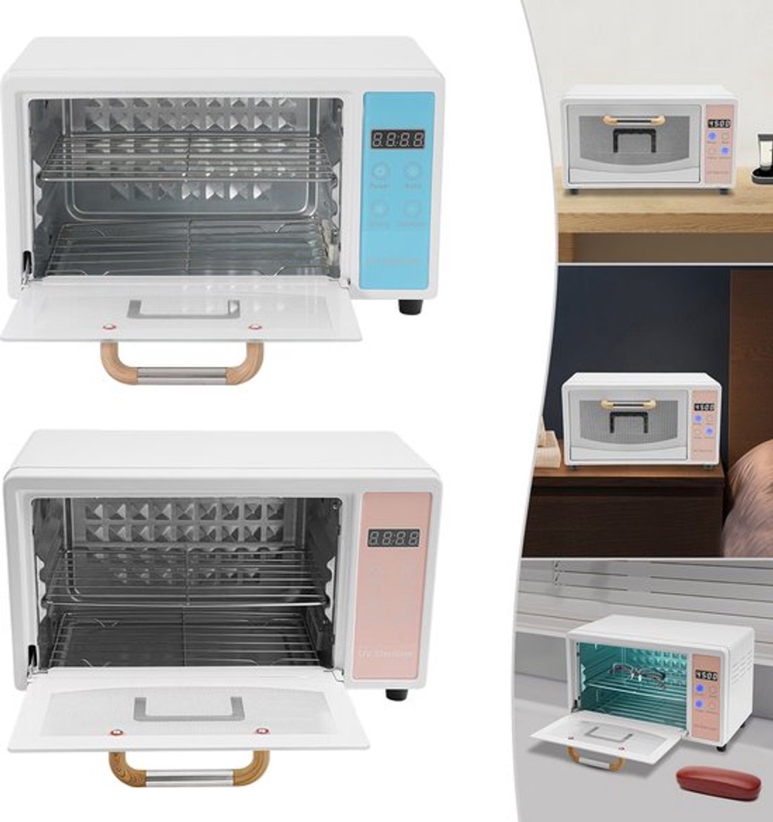 Sterilisator Tafelmodel - 10L Inhoud - 160W Vermogen - Multifunctioneel - UV-licht Desinfectiekast - Voor Kleding En Schoonheidstoestellen