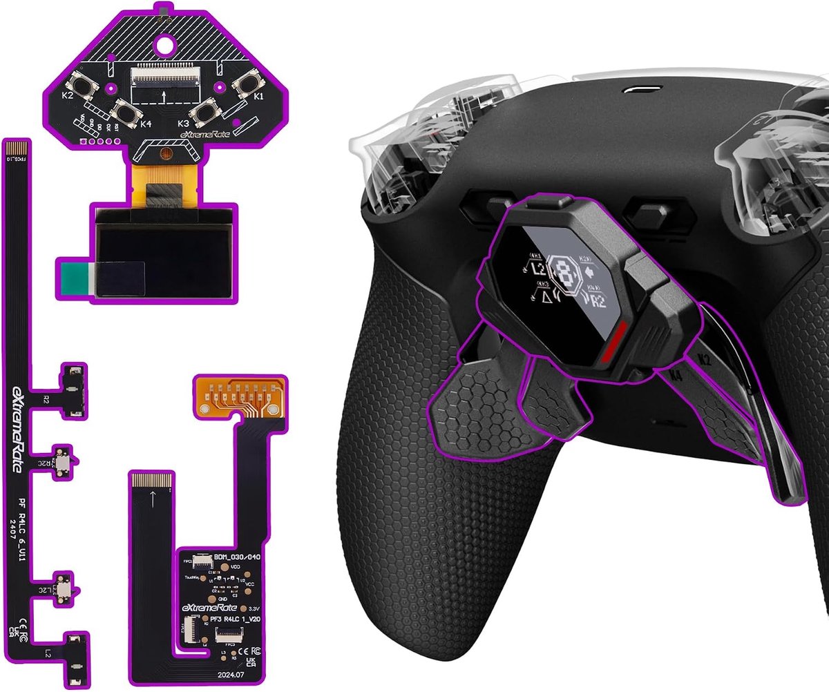 Remap Kit met OLED Scherm - Geschikt voor PS5 Controller BDM-030 tot 050