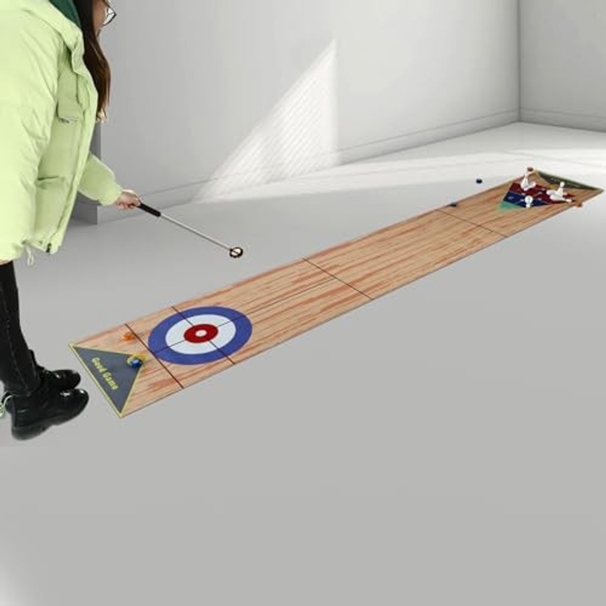 Shuffleboard Curling Set 3-in-1 - Geschikt voor 1-8 spelers
