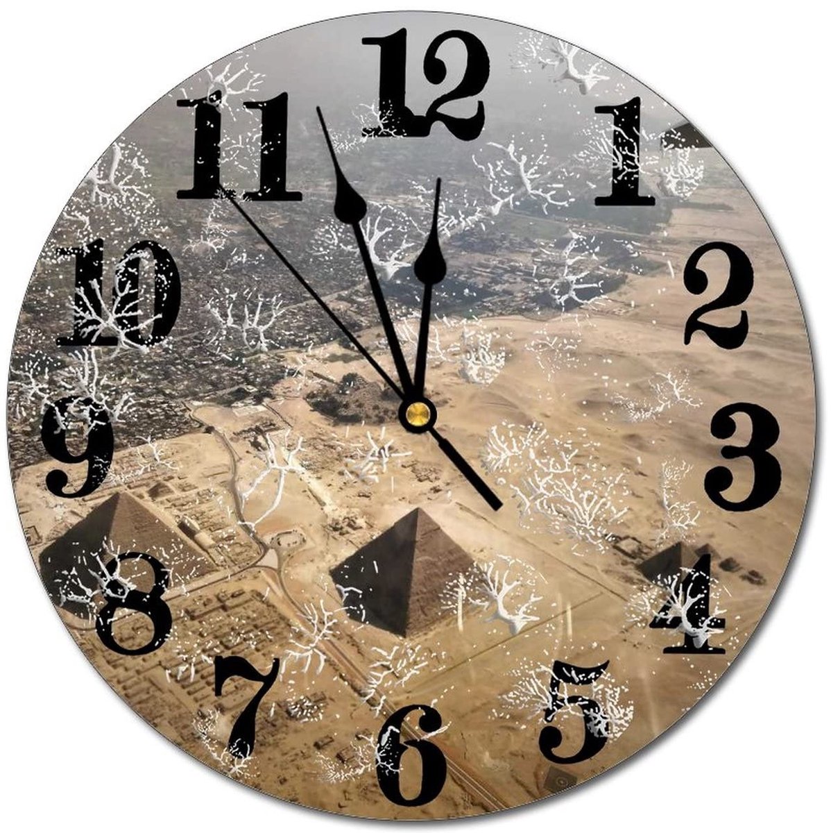 Wandklok met stil mechanisme - Moderne natuurlijke landschappen - 30 cm