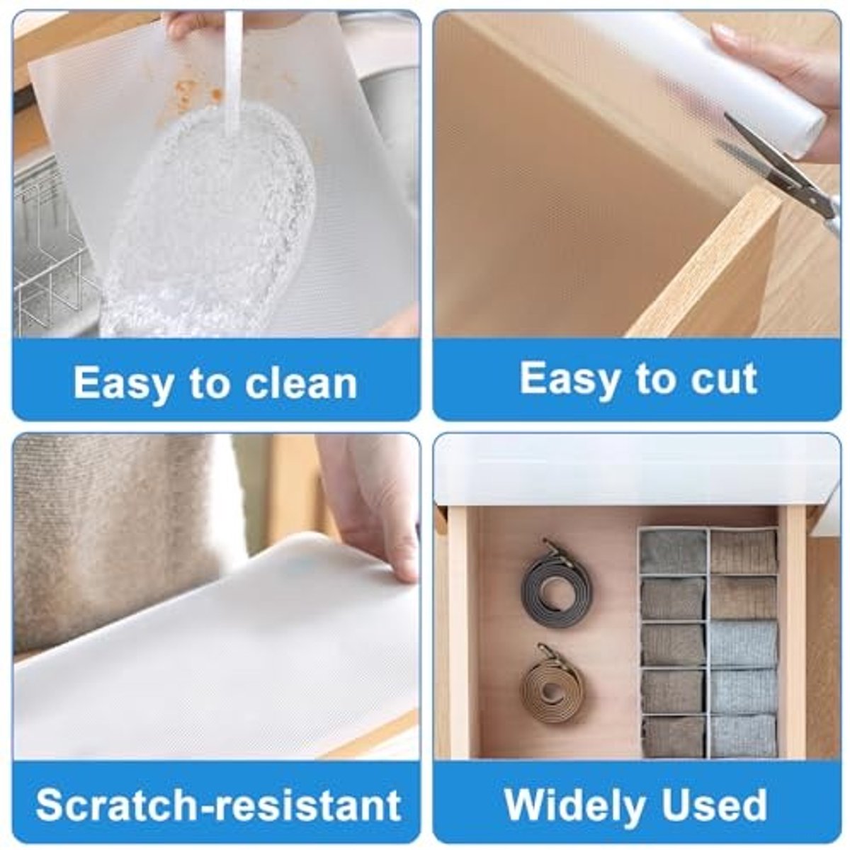 Keukenlade Mat - Waterdicht en Antislip - 30 cm x 500 cm