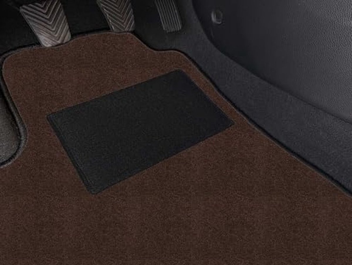 Vloermat Set voor Fiat Ducato Type 250 - 1 Stuk + 2 Trapmatten - Amalfi Bruin