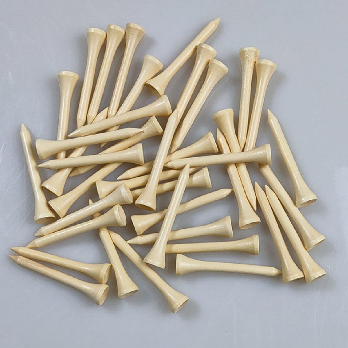 100 Stuks Plastic Golf Tees - Duurzaam en Hoog Zichtbaar
