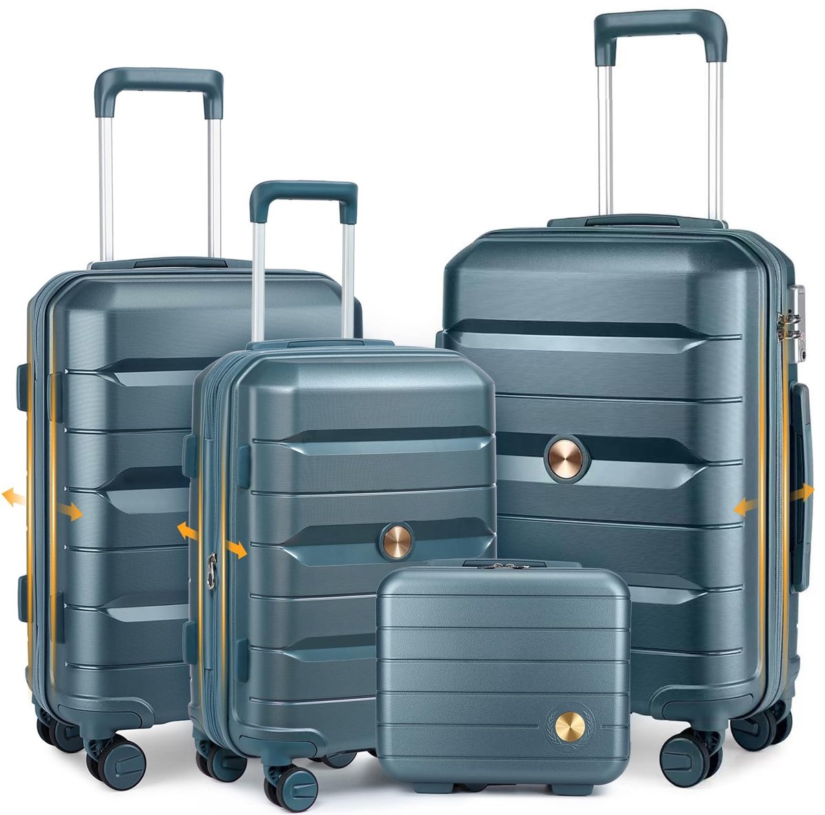 Koffer Set - 4-delig - Harde Shell - Ice Blue
