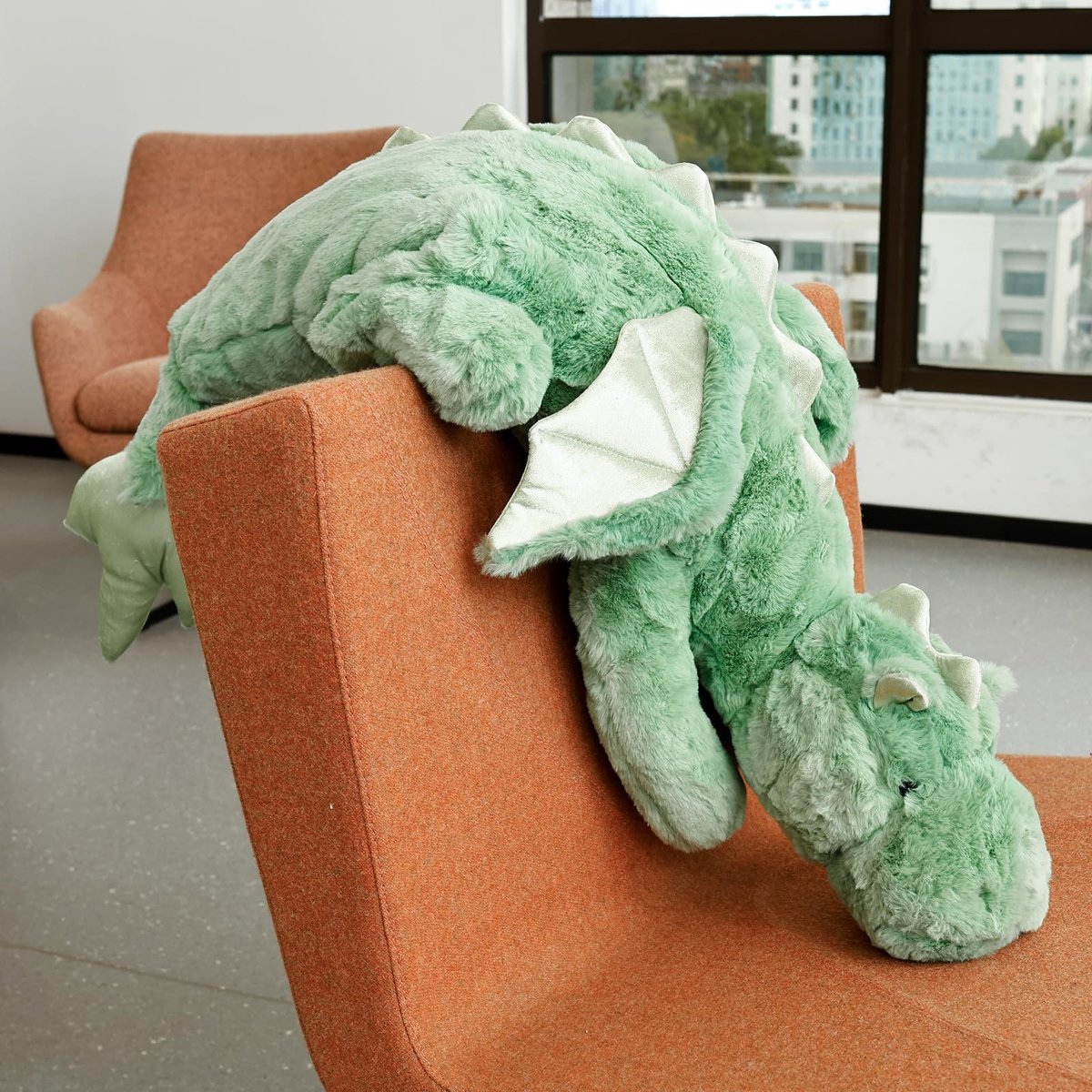 Pluche Draak Knuffel - Zacht en Fluffy - 90 cm
