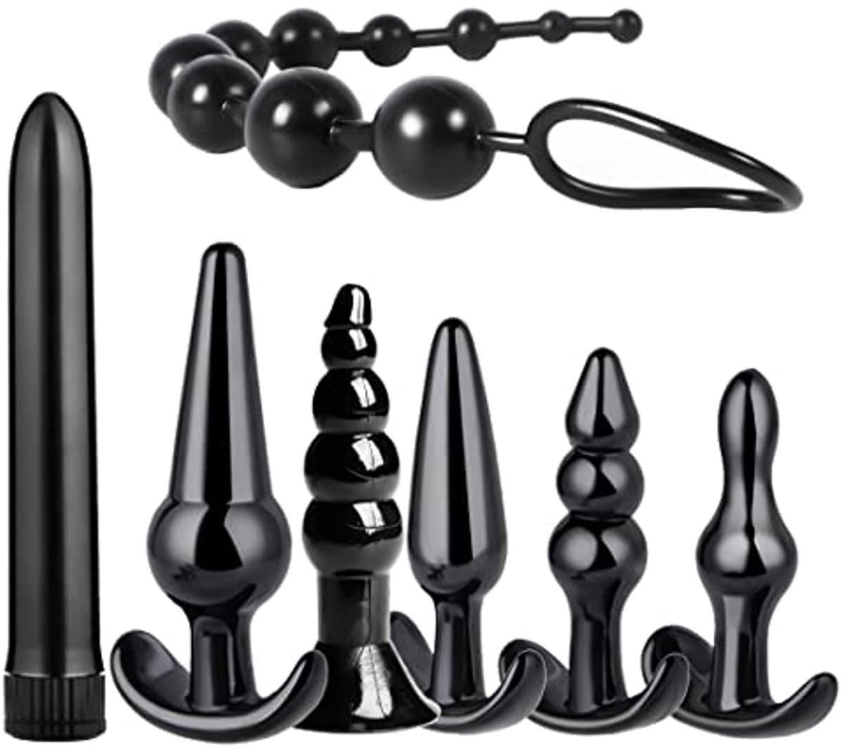 Training accessoires set - 7-delige set voor elastische training - Zwart
