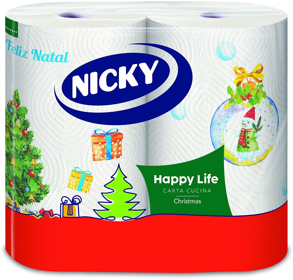 Kerstpapier Set - 24 Rollen - Decoraties in 4 Motieven