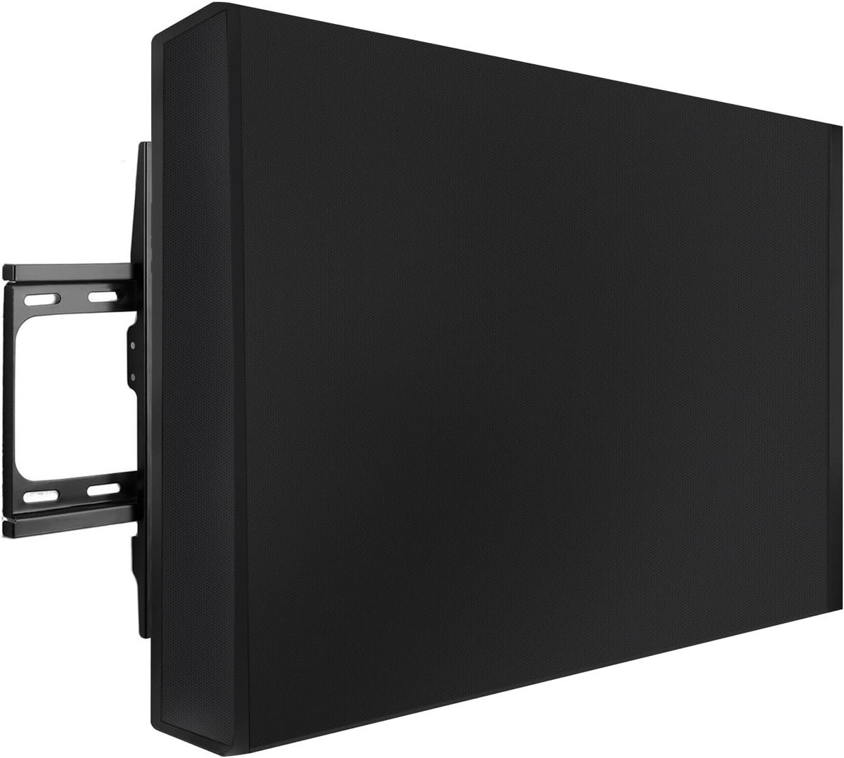 Weerbestendige Outdoor TV Bescherming, Universele Schermbeschermer 132 x 84 x 14 cm, Zwart, Geschikt voor Buitengebruik