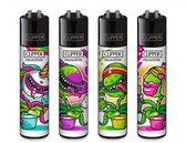 Clipper Classic Large Aanstekers "Venus Trap" (4 Stuks)