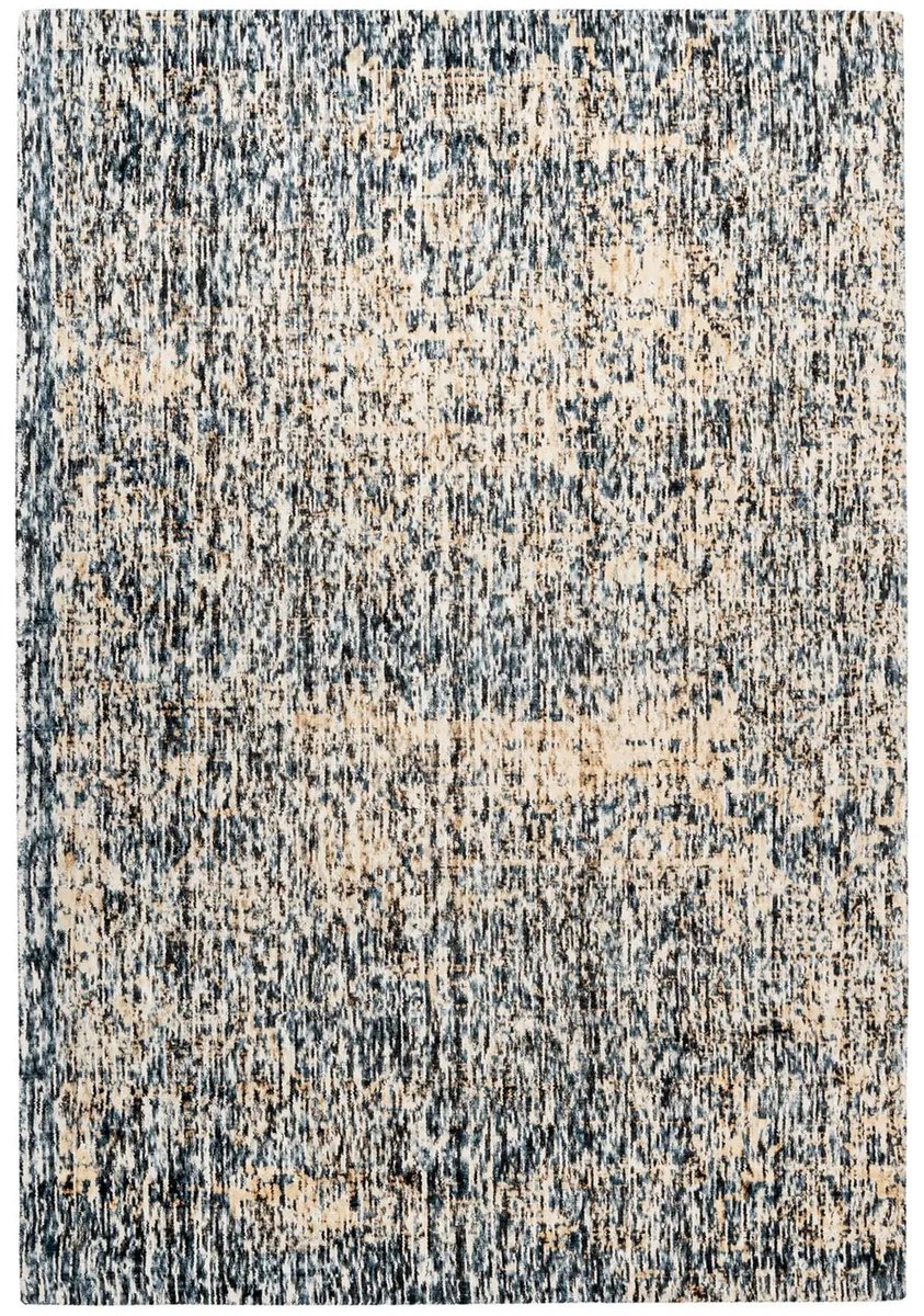 Dutch XXL Vintage Vloerkleed | Tapijt | Puerto | Verweerd | Blauw/Beige | 200x290 cm