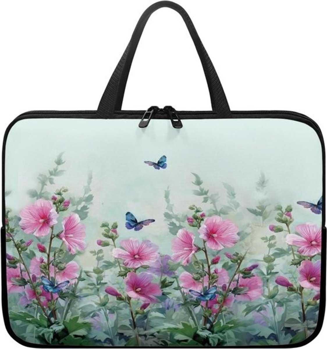 Laptoptas 10-17 inch - Notebookhoes Beschermhoes - Veilig Vervoeren - Waterdicht Neopreen - 10-17 inch - Blauw