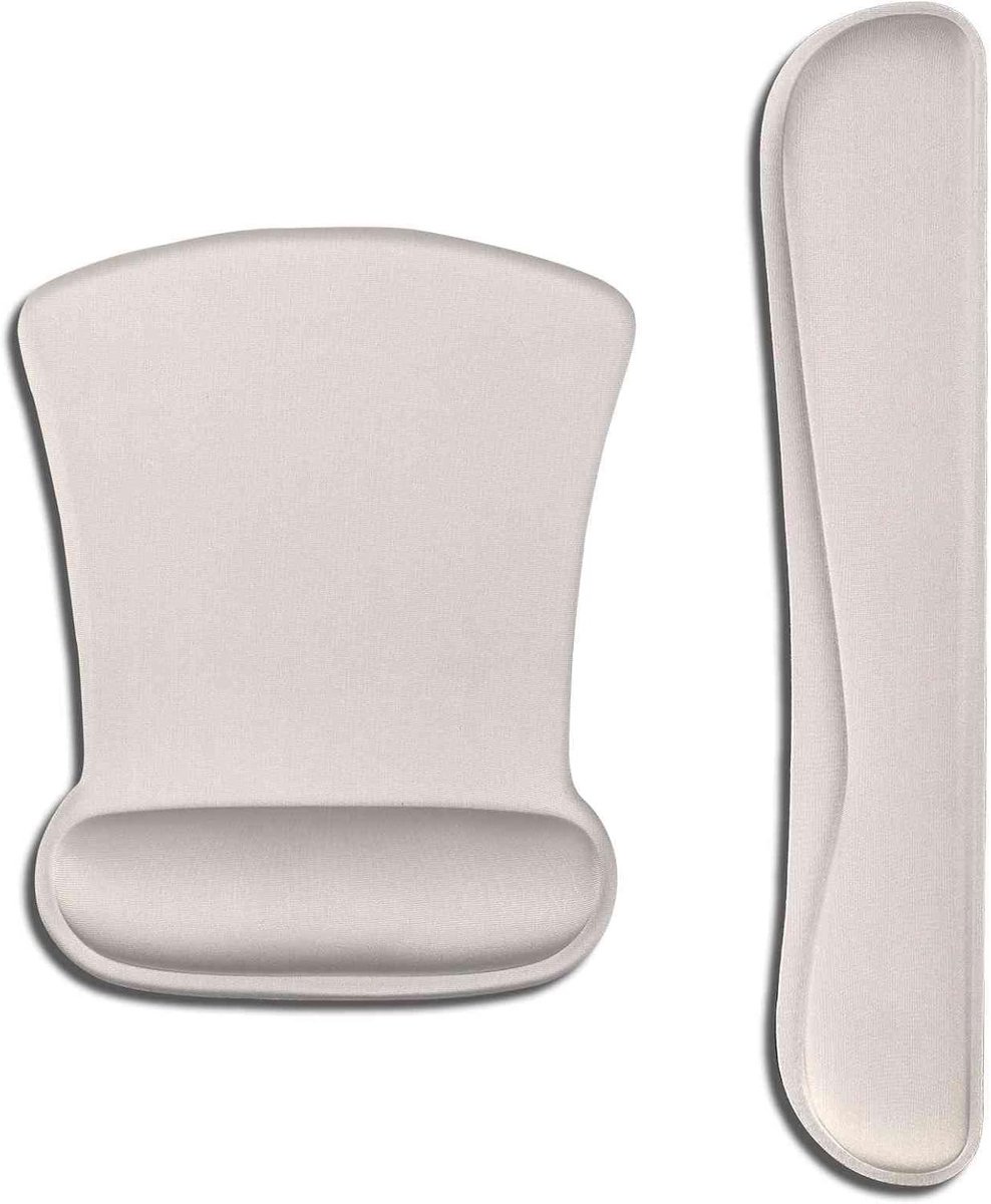 Ergonomische muismat met polssteun en toetsenbordsteun voor optimaal comfort en ondersteuning