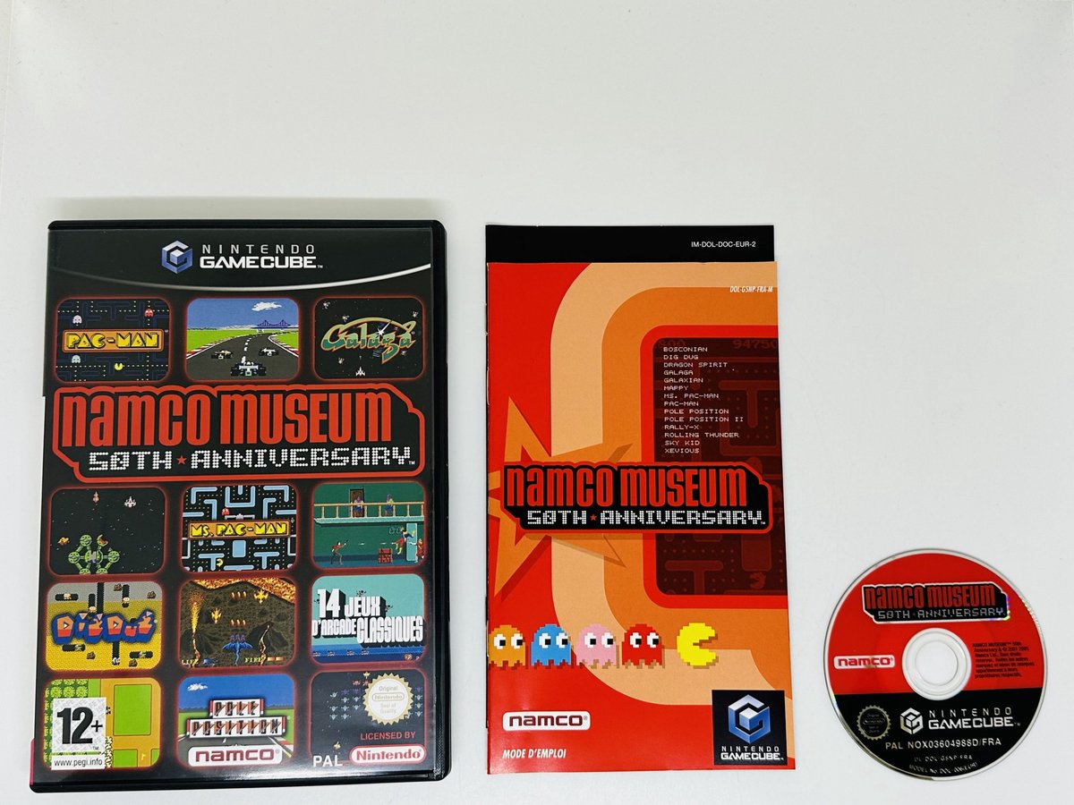Nintendo Gamecube - Namco Museum - 50th Anniversary - FRA