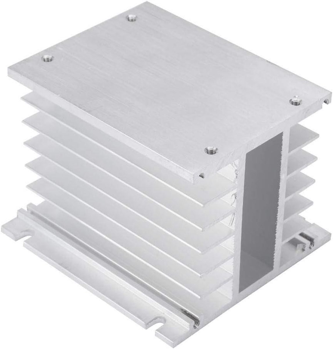 Solid State Relais Koellichaam - SSR Heatsink Aluminium - Warmte Afvoeren - Bevestigbaar Ontwerp