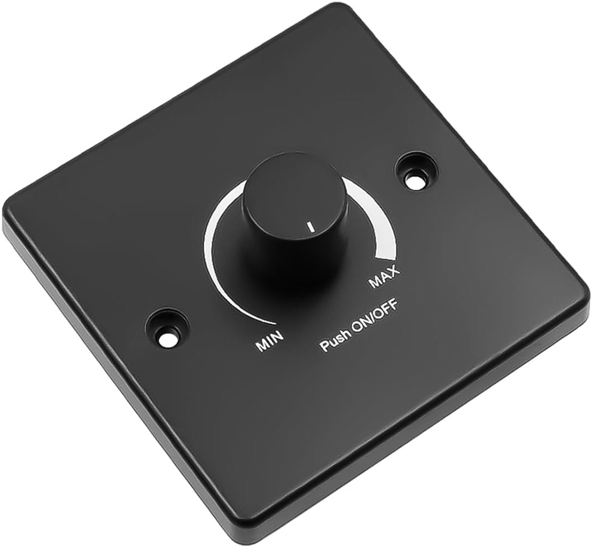 LED-dimmer - 12V-24V – Draaidimmer voor het dimmen van verlichting in campers, boten en op de camping - Zwart