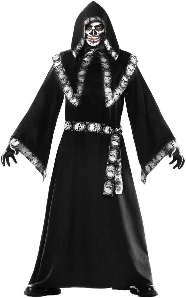 Skelettovenaar Kostuum - Halloween Magere Hein Gewaad