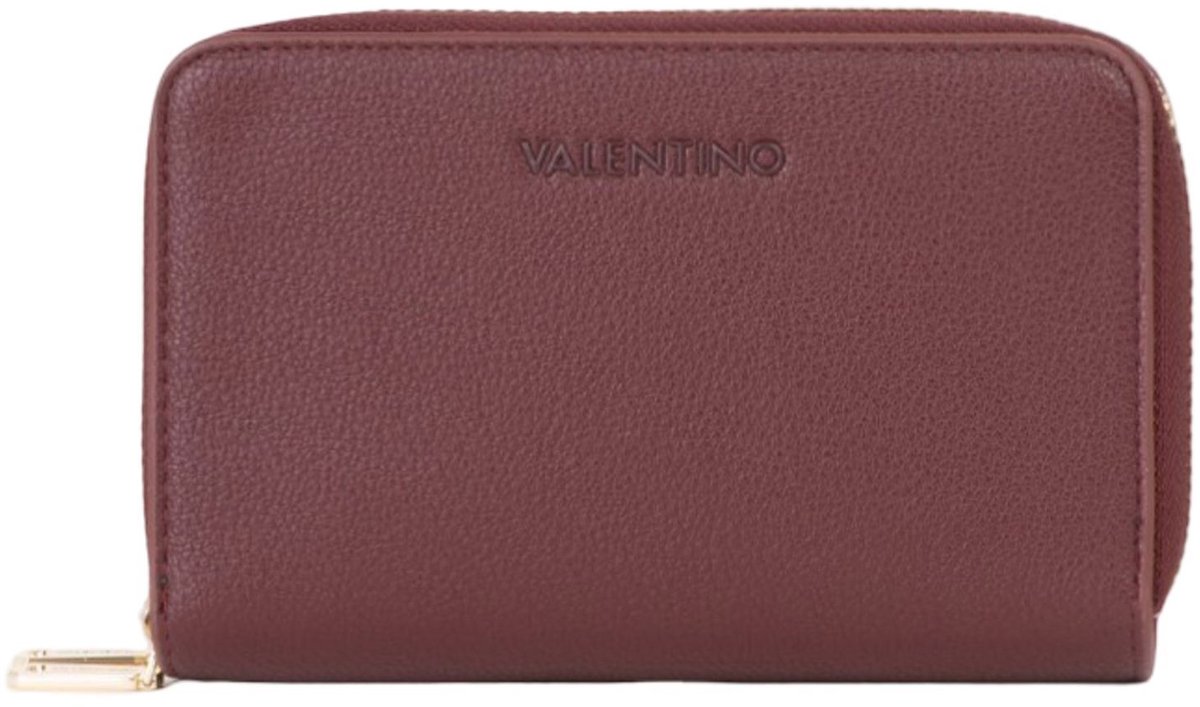 VALENTINO portemonnee Farn Zip Around Wallet Bordeaux wijnrood