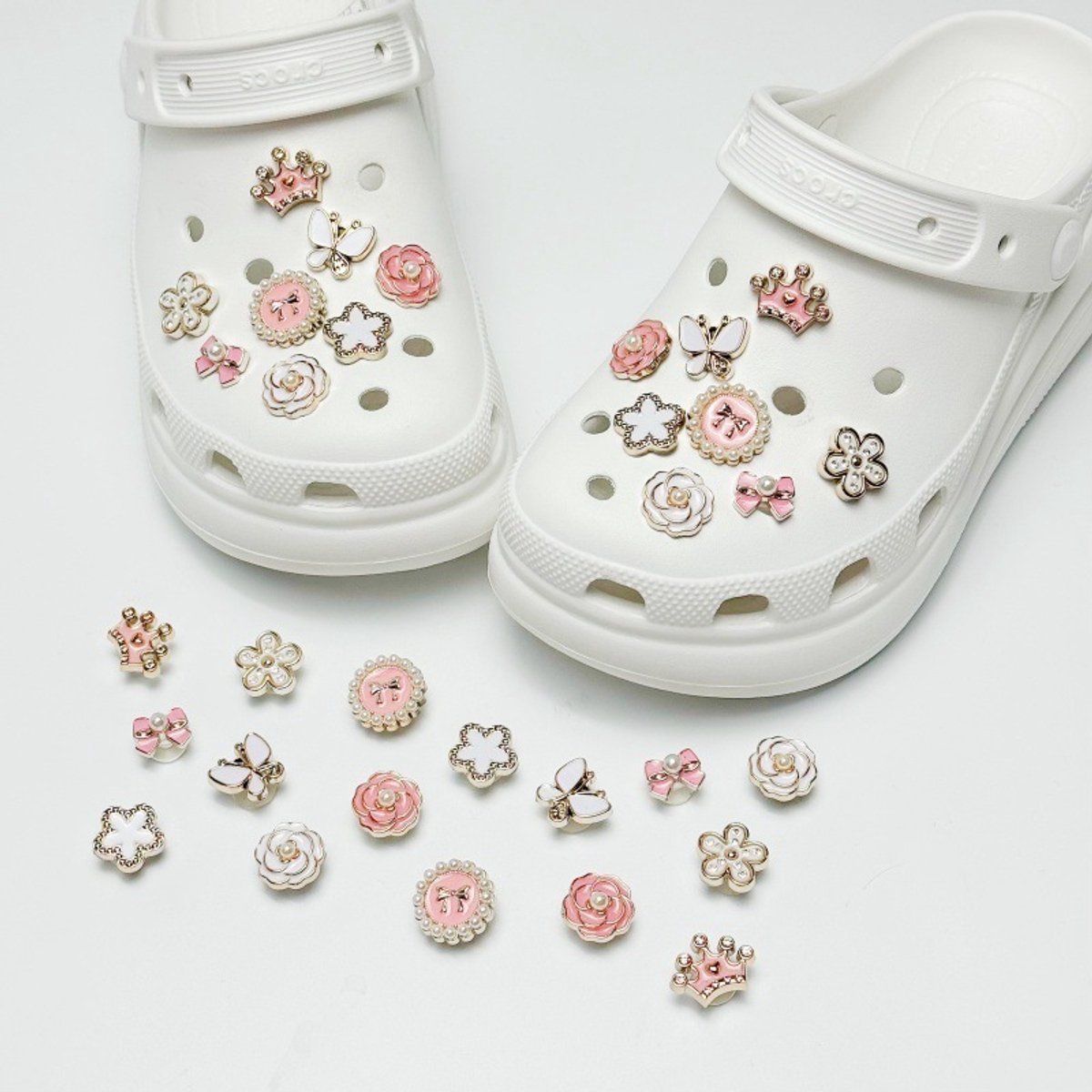 Schoenaccessoires-geschikt voor crocs charms- geschikt voor crocs pins- geschikt voor crocs Accessoires- geschikt voor Crocs Jibbitz-CJ-393 Poes-in-de-krans