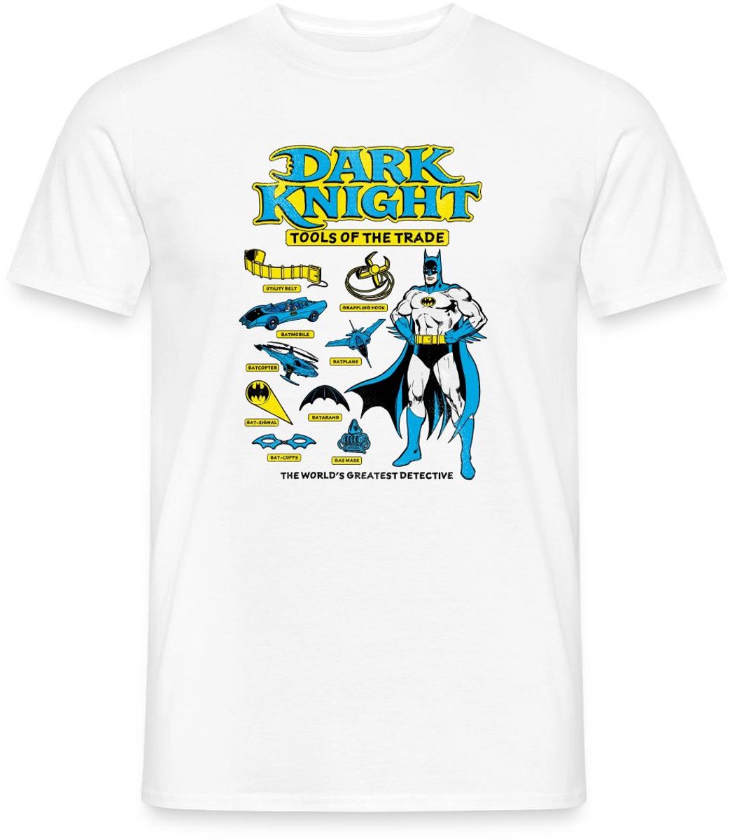 Batman Dark Knight Tools Collage T-Shirt Heren