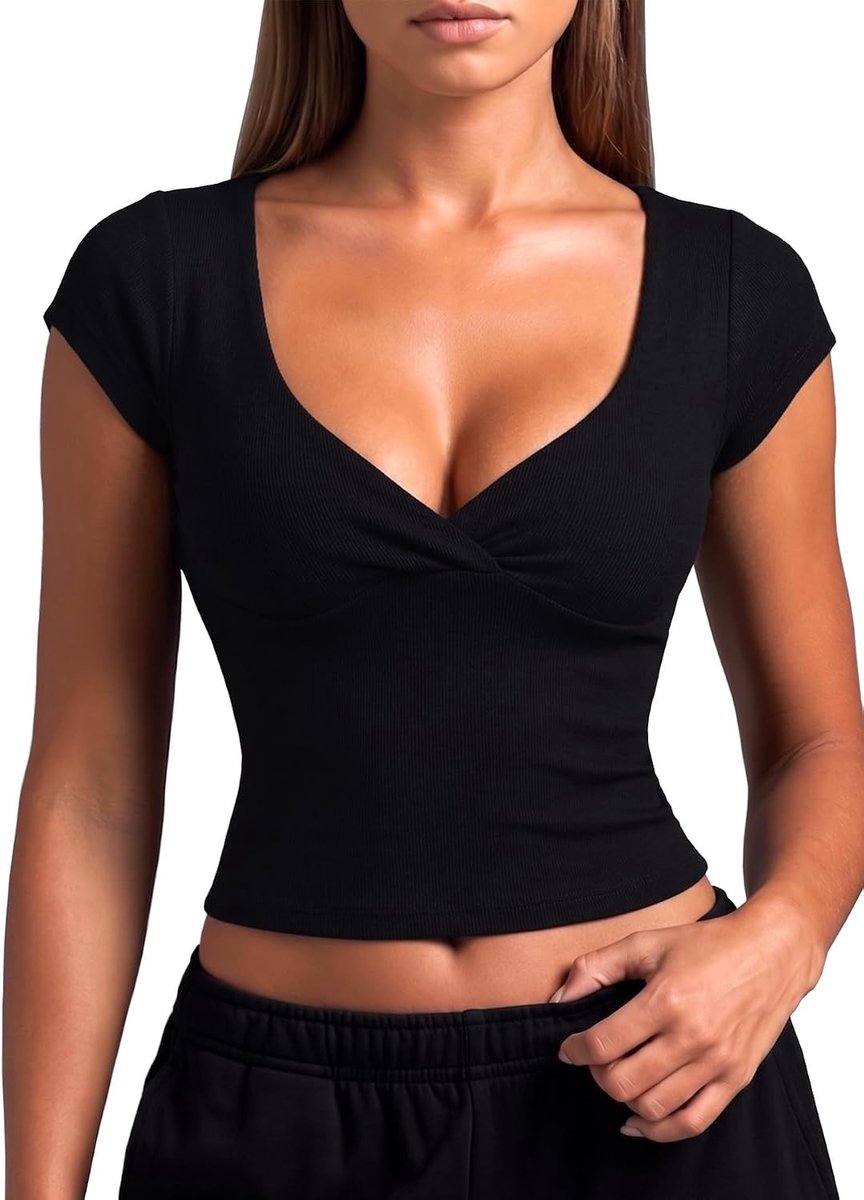 V-hals tanktop voor dames - Comfortabele en stijlvolle zomeroutfit, ideaal voor casual gebruik en layering