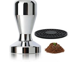Essentiële Barista Tool voor Perfecte Espresso - Koffiestamper met Mat en Accessoires voor Koffiemachines (58mm)