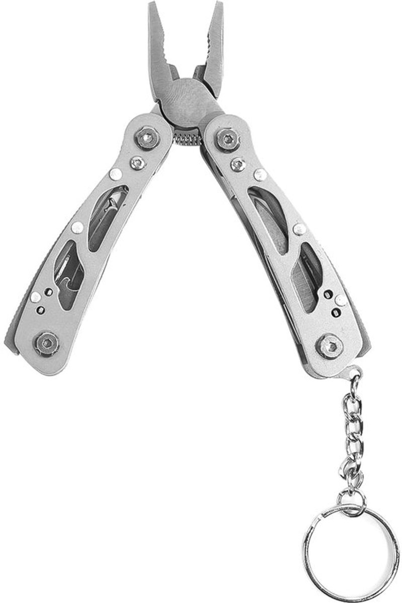 Set van 10-in-1 RVS Mini Multitool Tangen, Vouwtangen met Nylon Tas, Zelfvergrendelende Multitool Tangen