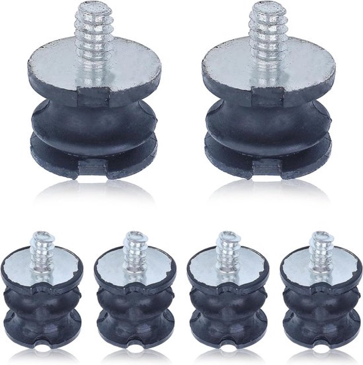 Isolator buffer montage set van 6 stuks geschikt voor Husqvarna 268, 272, 61, 266 en Jonsered 625, 630, 670 kettingzagen voor eenvoudige vervanging en montage