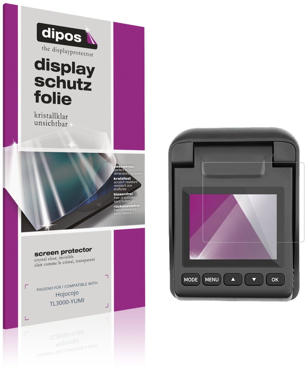 dipos – 4x Beschermfolie geschikt voor Hojocojo TL3000-YUMI | Krasbestendige & heldere Screenprotector Ultra-Thin