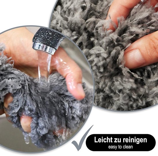 Stoffer Telescoop - Stofwisser Plumeau - Hoge Oppervlakken - Microfiber Technologie - 80-240 cm - Antraciet — afbeelding 5