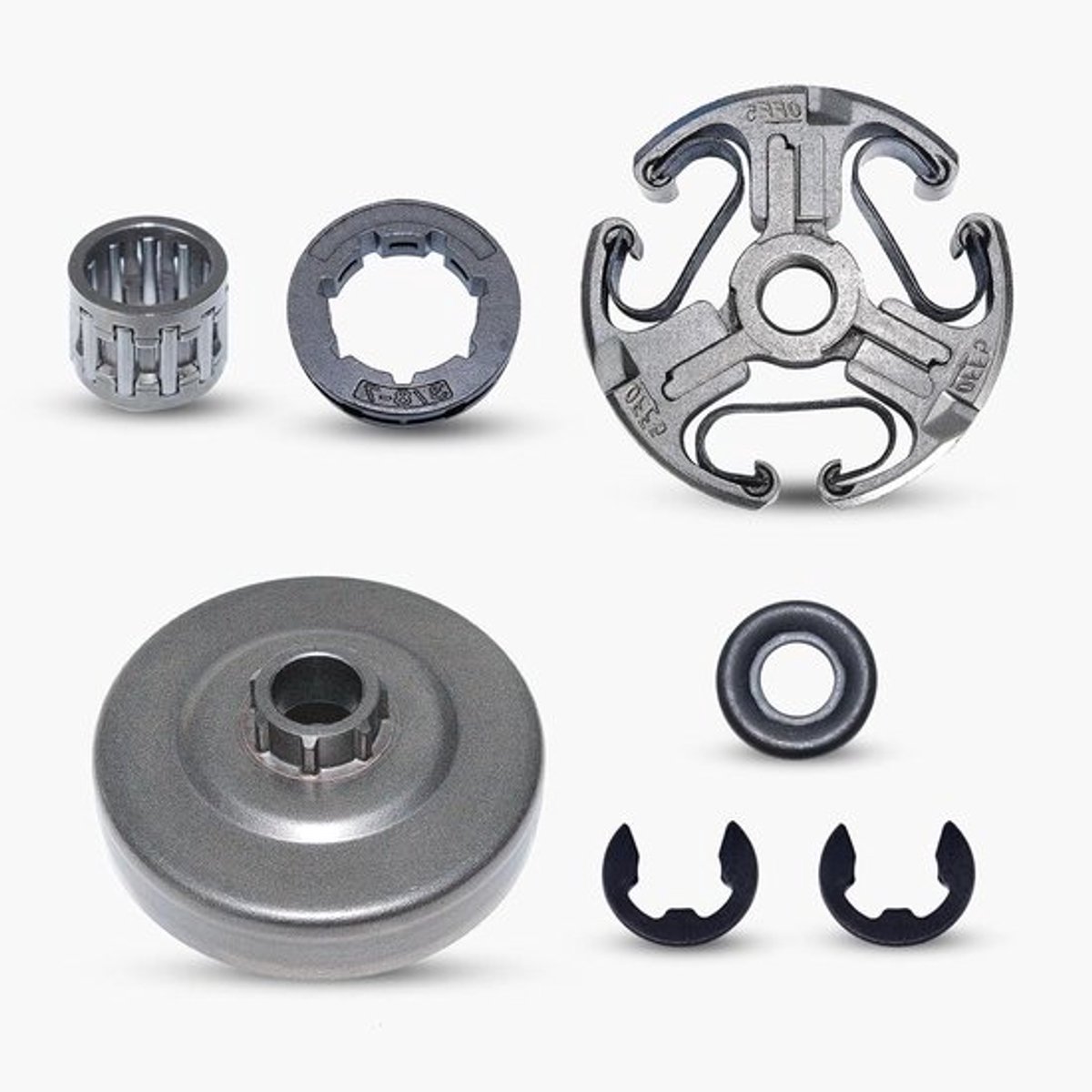 Drum sprocket rand washer lager kit voor Husqvarna 365 en 372 XP kettingzaag met 3/8" pitch en 7 tanden voor optimale prestaties en duurzaamheid