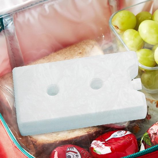 Herbruikbare ijszak - Koelbox accessoire - Voedsel vers houden - Smeltbestendig ontwerp - 400 ml - Wit — afbeelding 5