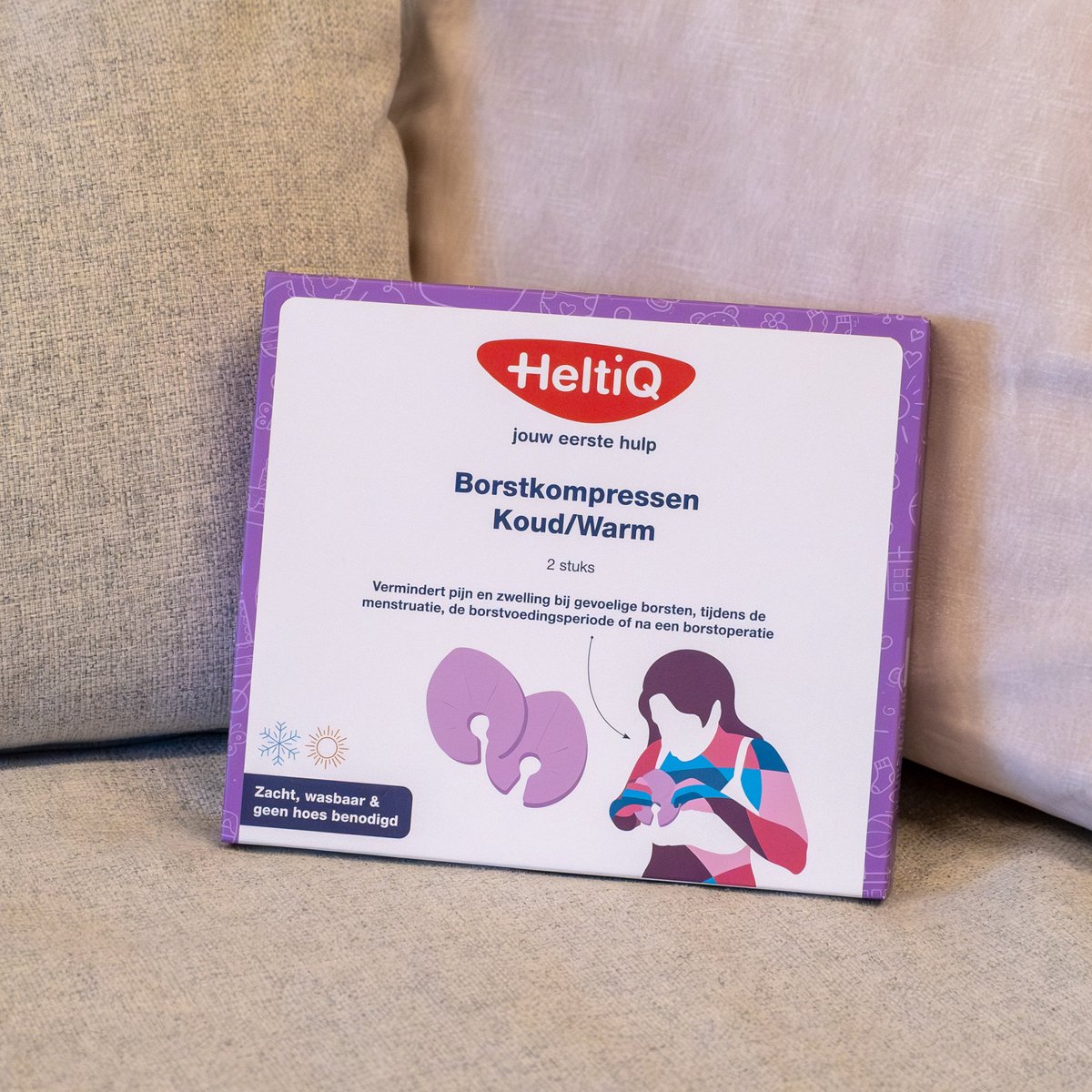 HeltiQ Borstkompressen Koud/Warm