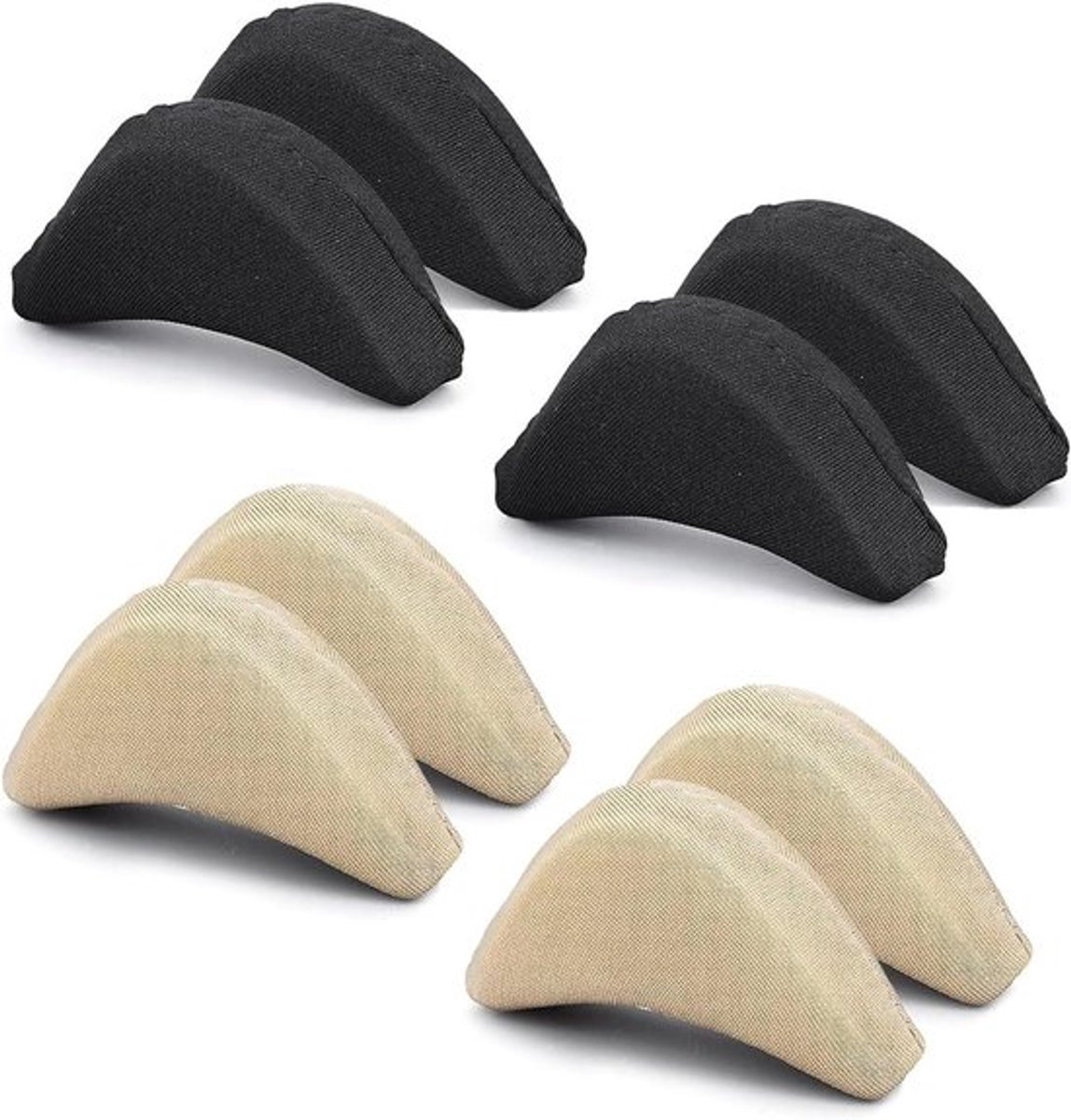 "8 stuks grote teen plug - zachte spons schoenvuller voorvoet pad, herbruikbaar - teenvuller voor vrouwen, teenschoen insert - voetpijn verlichting"