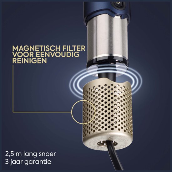 BaByliss 3-in-1 Wet to Dry Air Wand AS6550E Föhn - Drogen / Stylen / Volume - High Speed Digitale Haardroger (123km/h) - Bekend van TV