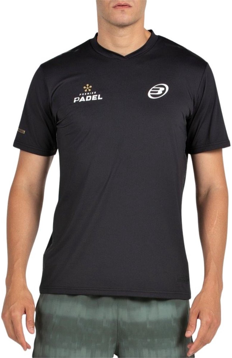 Bullpadel Shirt Perico Padel Heren Zwart