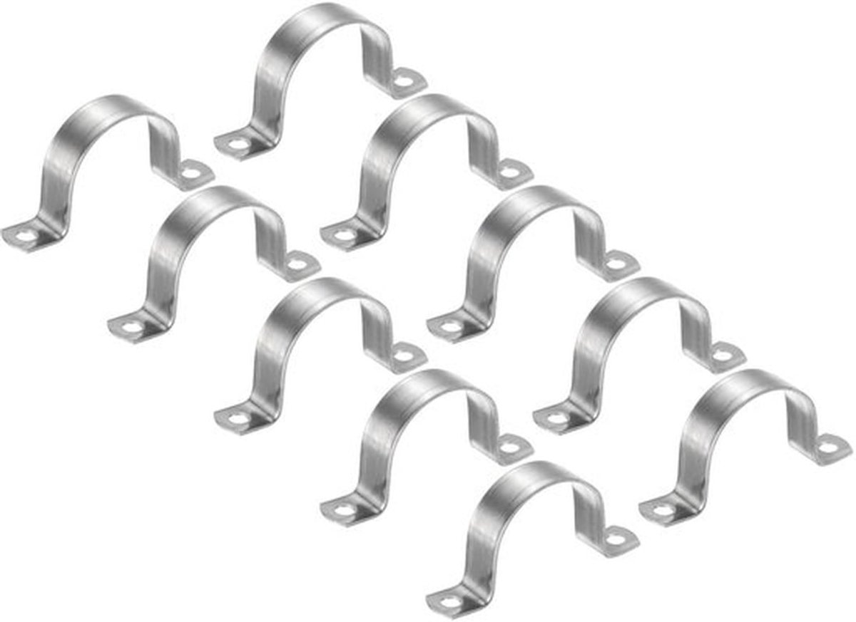 9.3 inch Pipe Tape Clamp - 10 Stuks U-vormige Klem voor Tube Bevestiging